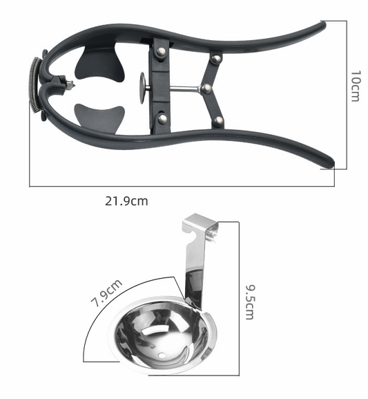 Äggkläckare och äggviteseparator - för ren äggöppning och snabb separation i ett verktyg