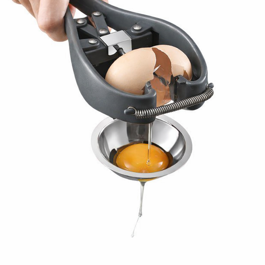 Äggkläckare och äggviteseparator - för ren äggöppning och snabb separation i ett verktyg