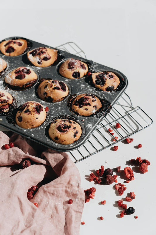 Muffinsplåt – gör perfekta äggmuffins, för 12 muffins